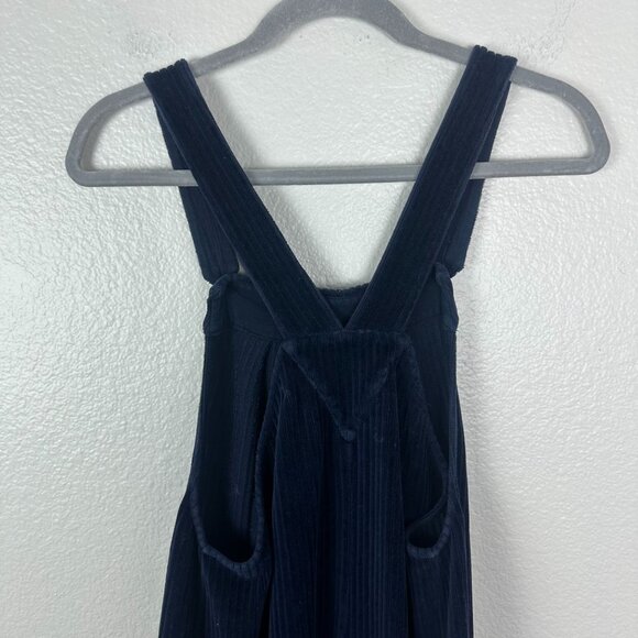 Madewell Texture & Thread Velour Corduroy Overalls M Boho Minimalist Soft - Picture 6 of 10